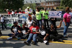 Homeowners protest in front of Fannie Mae Headquarters, 9-27-2012