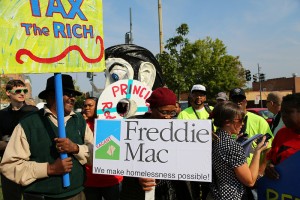 Homeowners protesting Freddie Mac at a protest on 9-27-2012, Washington, DC. Photo courtesy of Joe Oliverio
