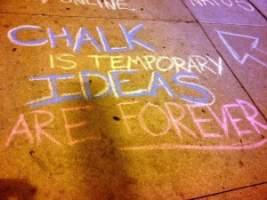 Chalk for liberty